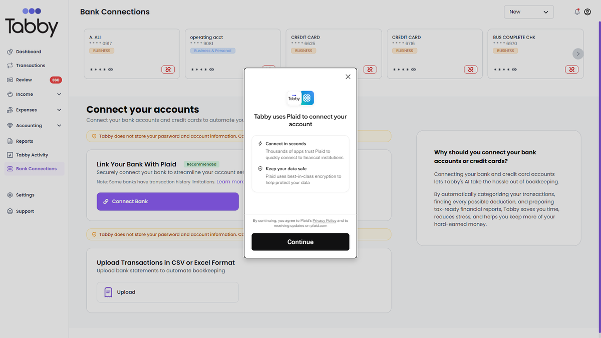 Categorize every transaction