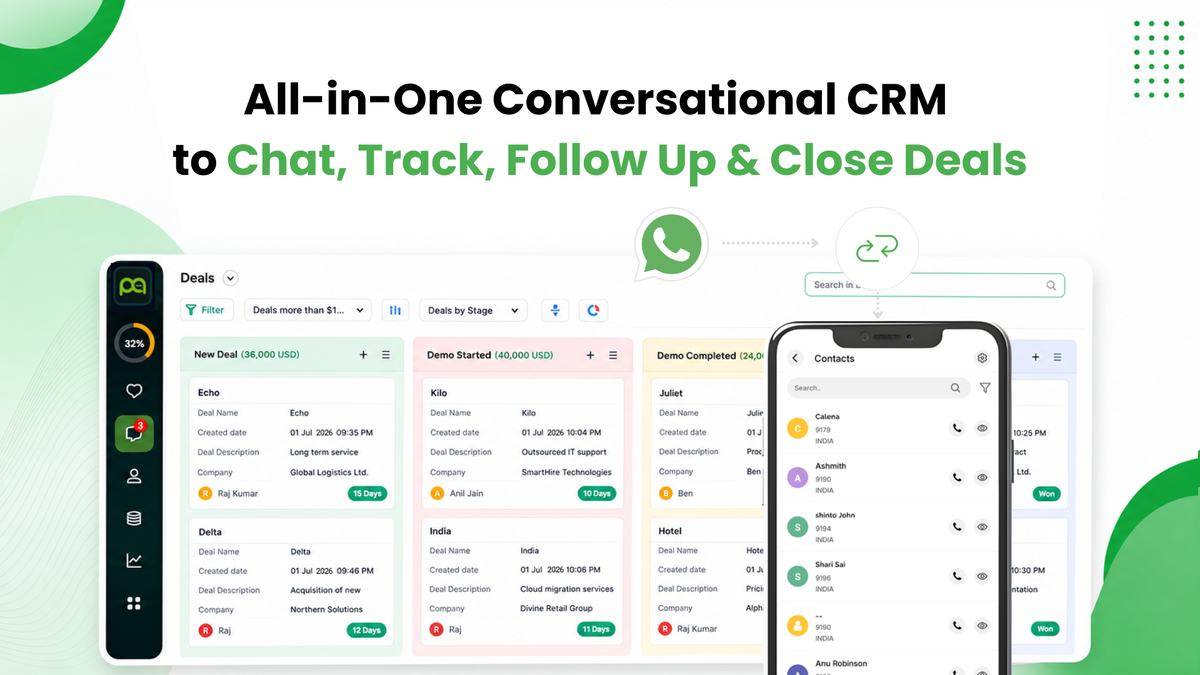 Track and close deals from conversations