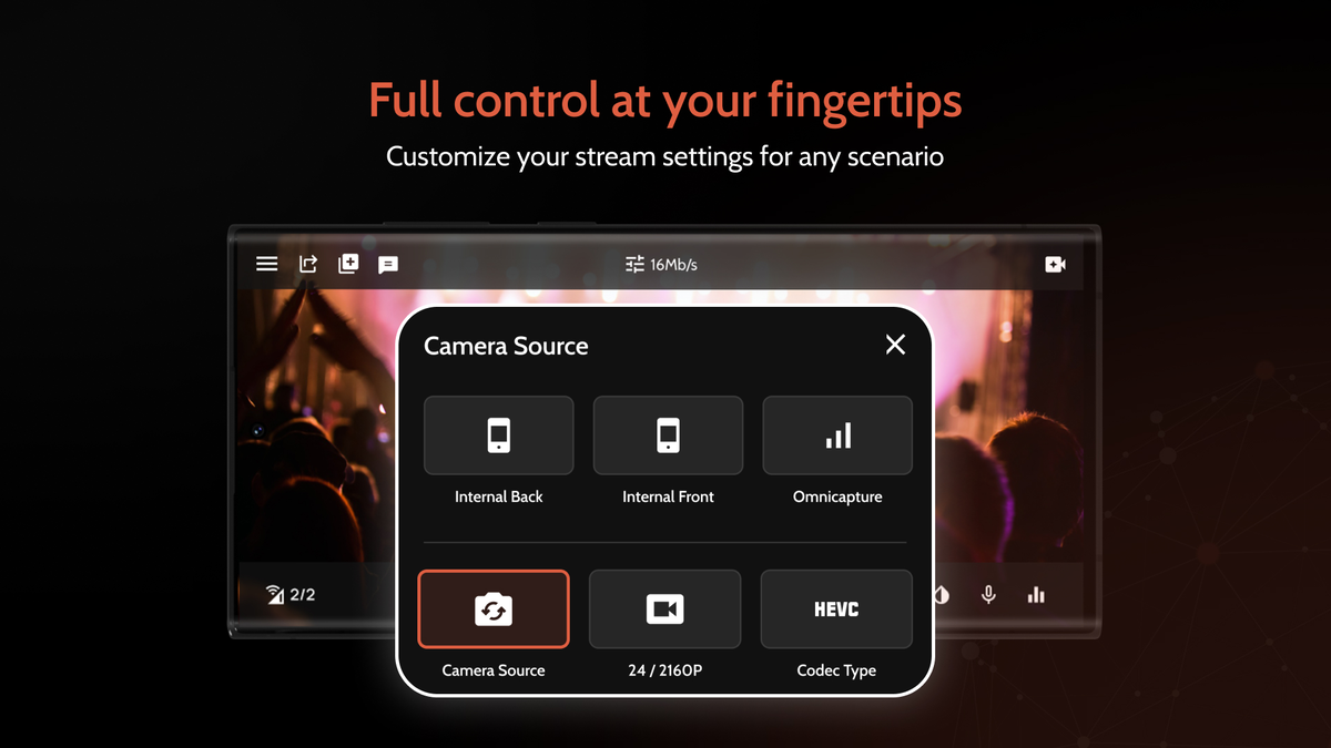 Get external camera support