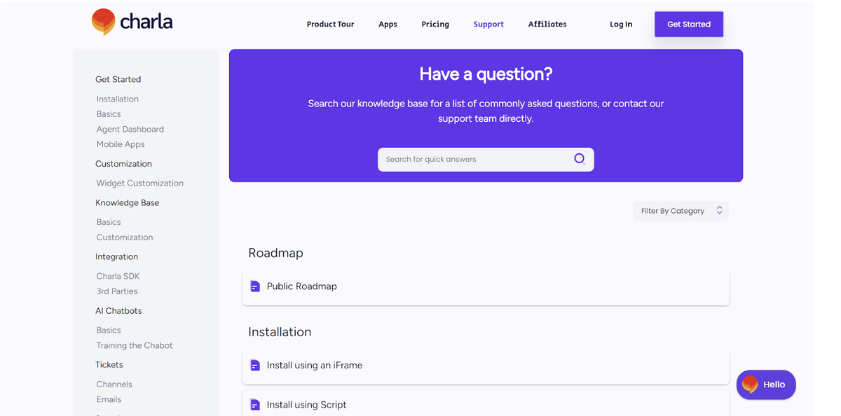 The right answers, at visitors’ fingertips