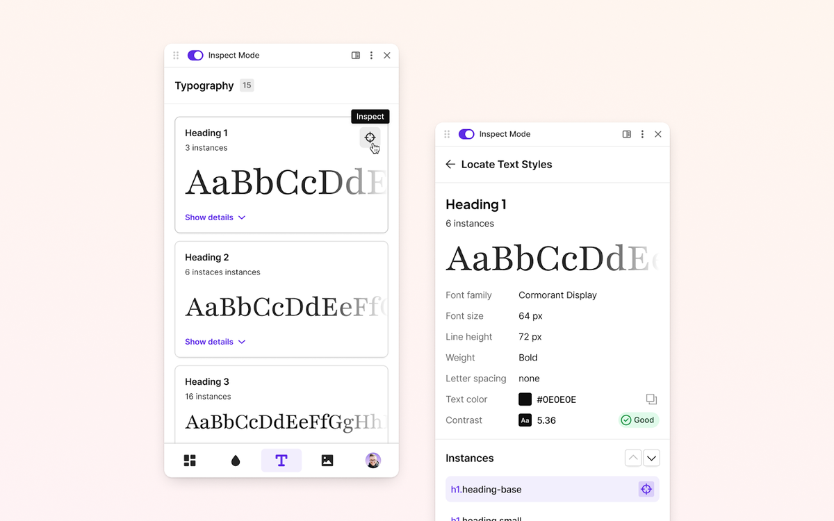 Access typography information