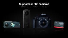 Support for 360 cameras and DSLR thumbnail