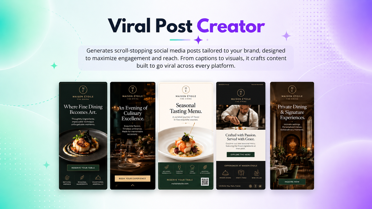 Marketing visuals