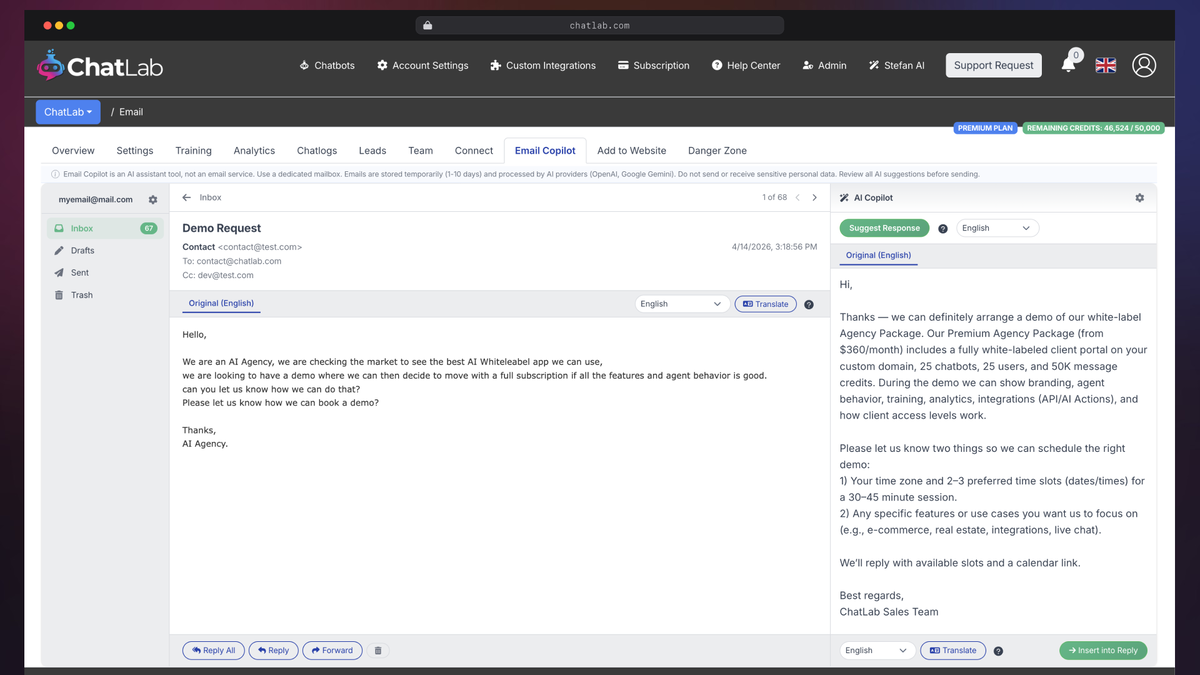 Triage and reply to emails faster