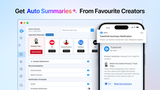 Auto summaries from favorite creators thumbnail