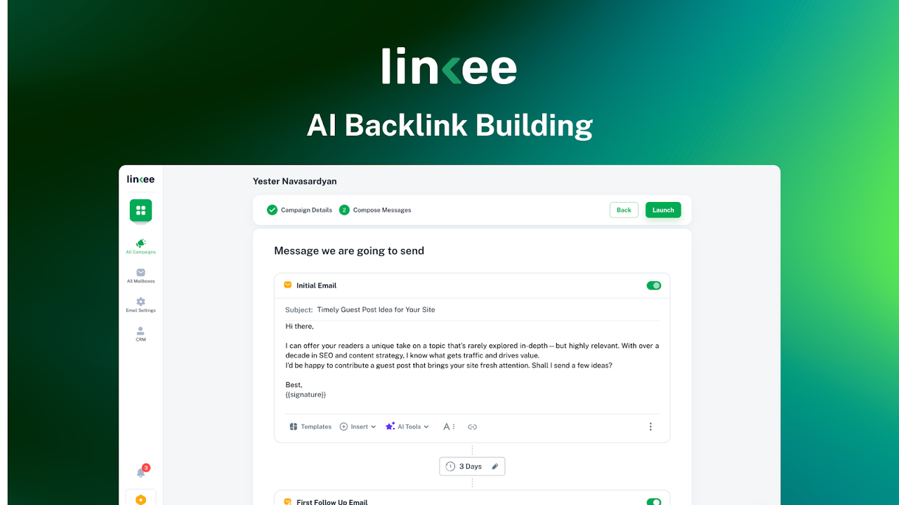 Build backlinks with AI