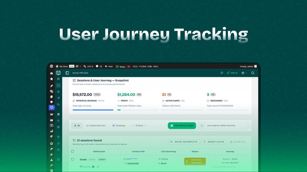 User Journey Tracking