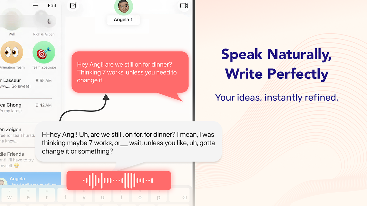Get polished text just by speaking