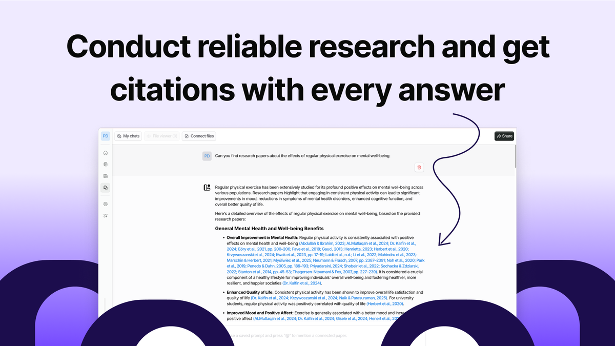 Conduct citation-backed research