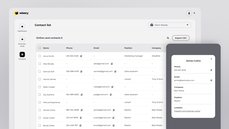 Contact list dashboard thumbnail