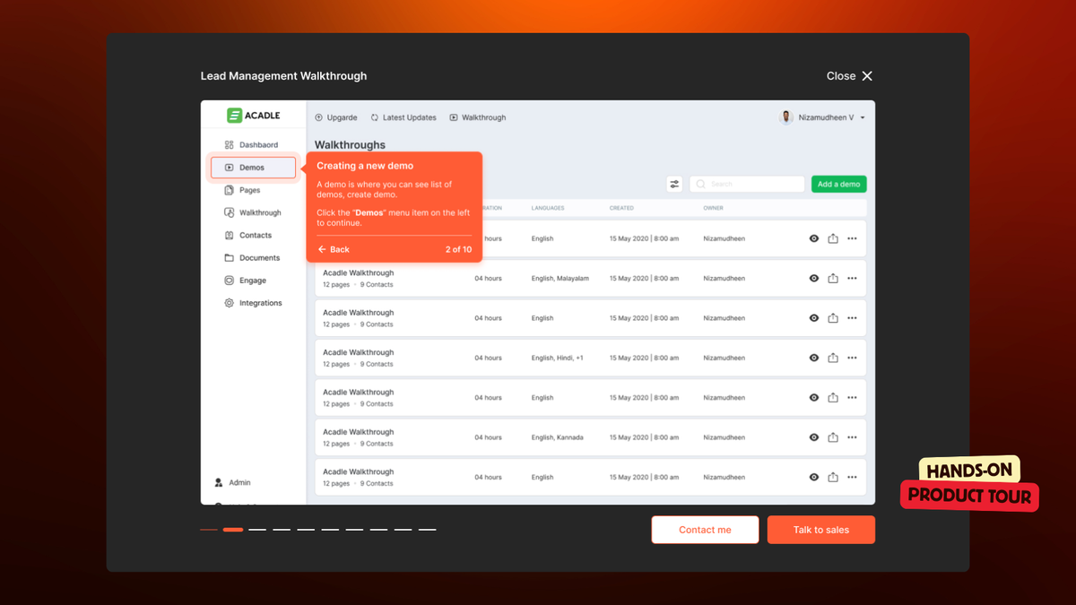 Build demos without a developer