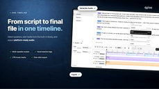 Script to final file timeline thumbnail