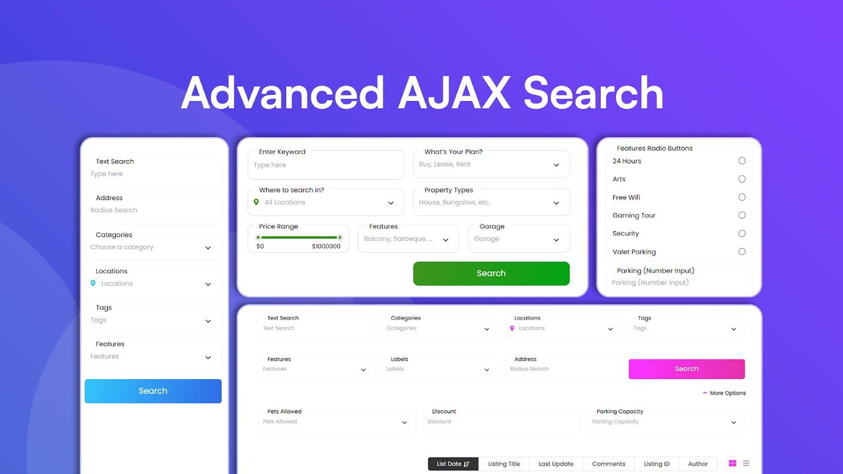 Level up search with advanced filters