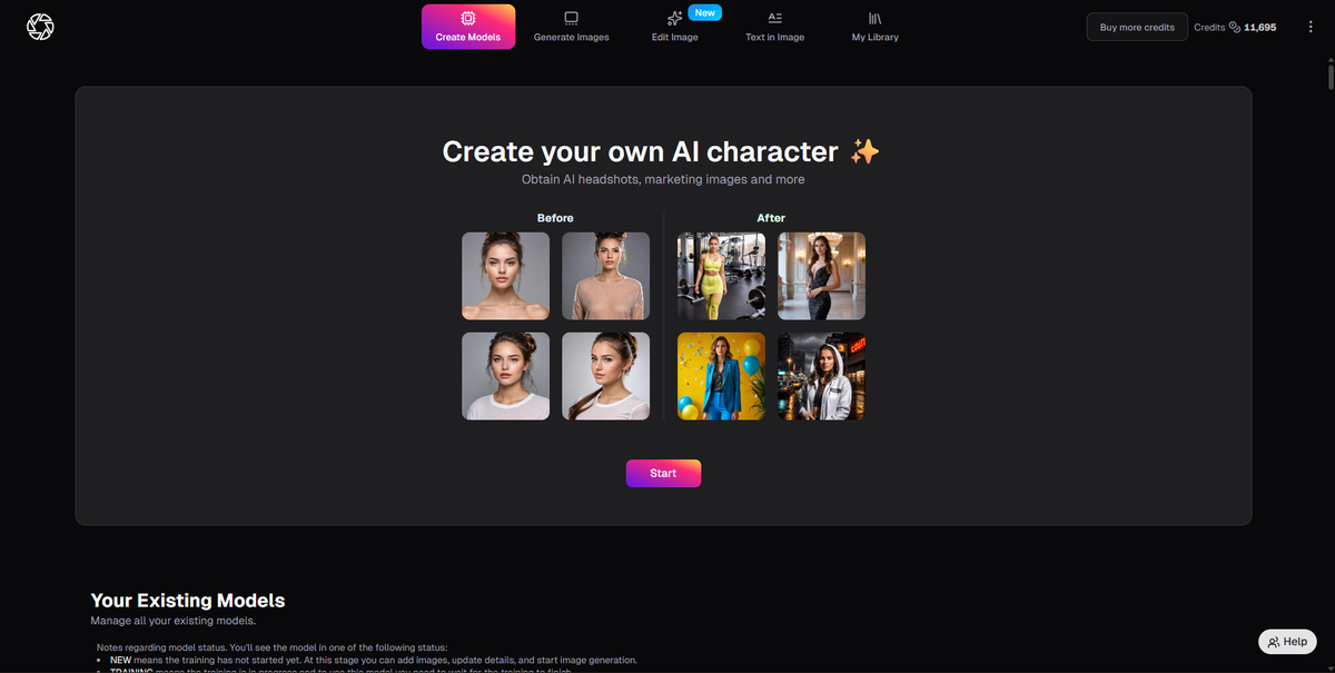 Get studio-quality headshots in a snap