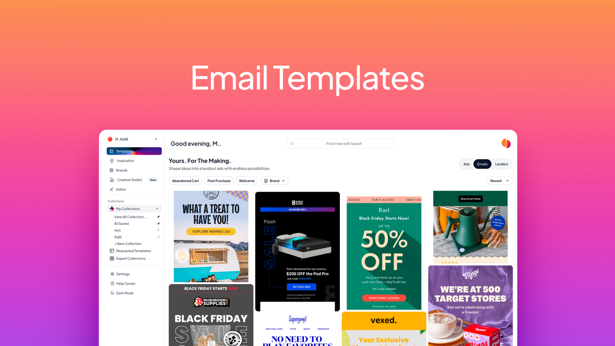 Email templates