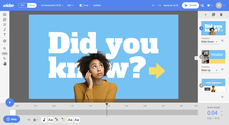 Main video editing interface thumbnail