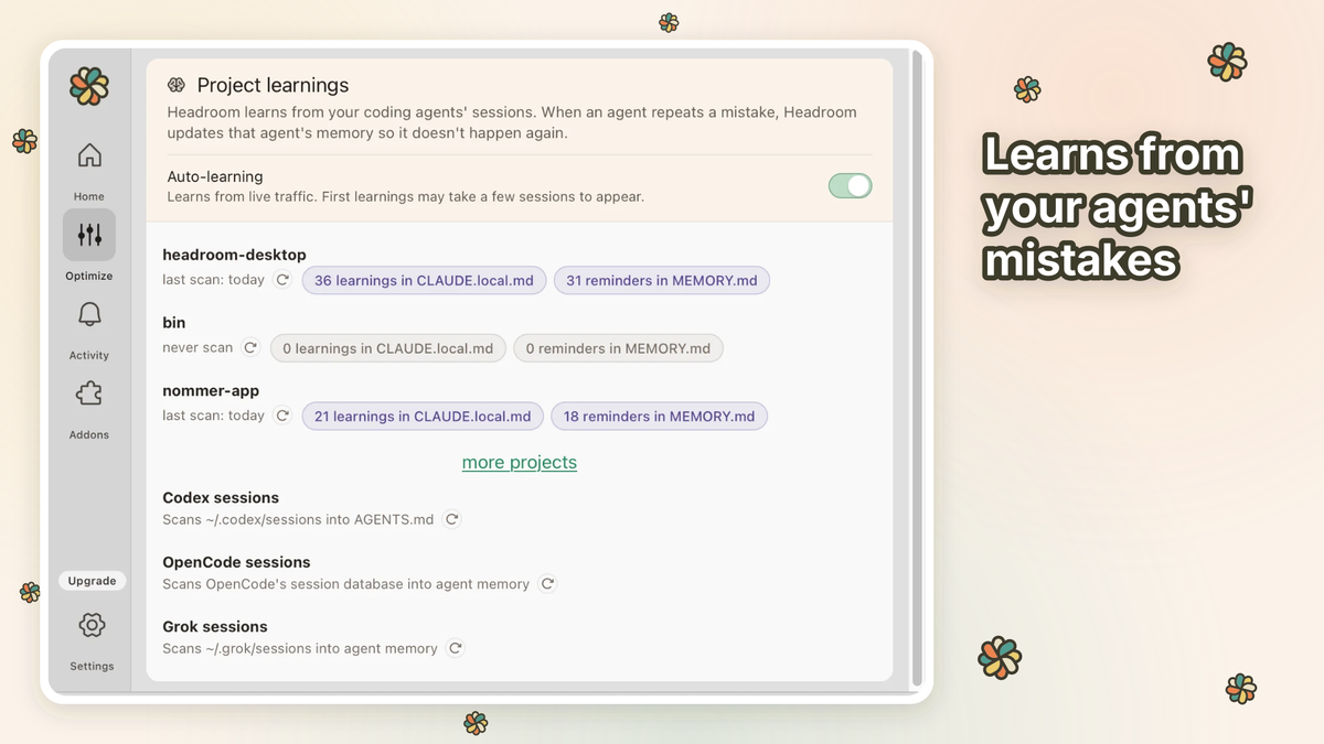 Auto-learning from agent mistakes