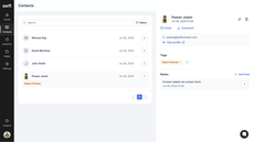 Exchange contact information thumbnail