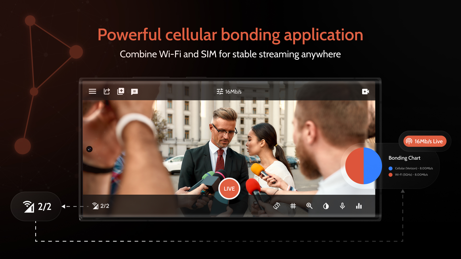 Cellular bonding application