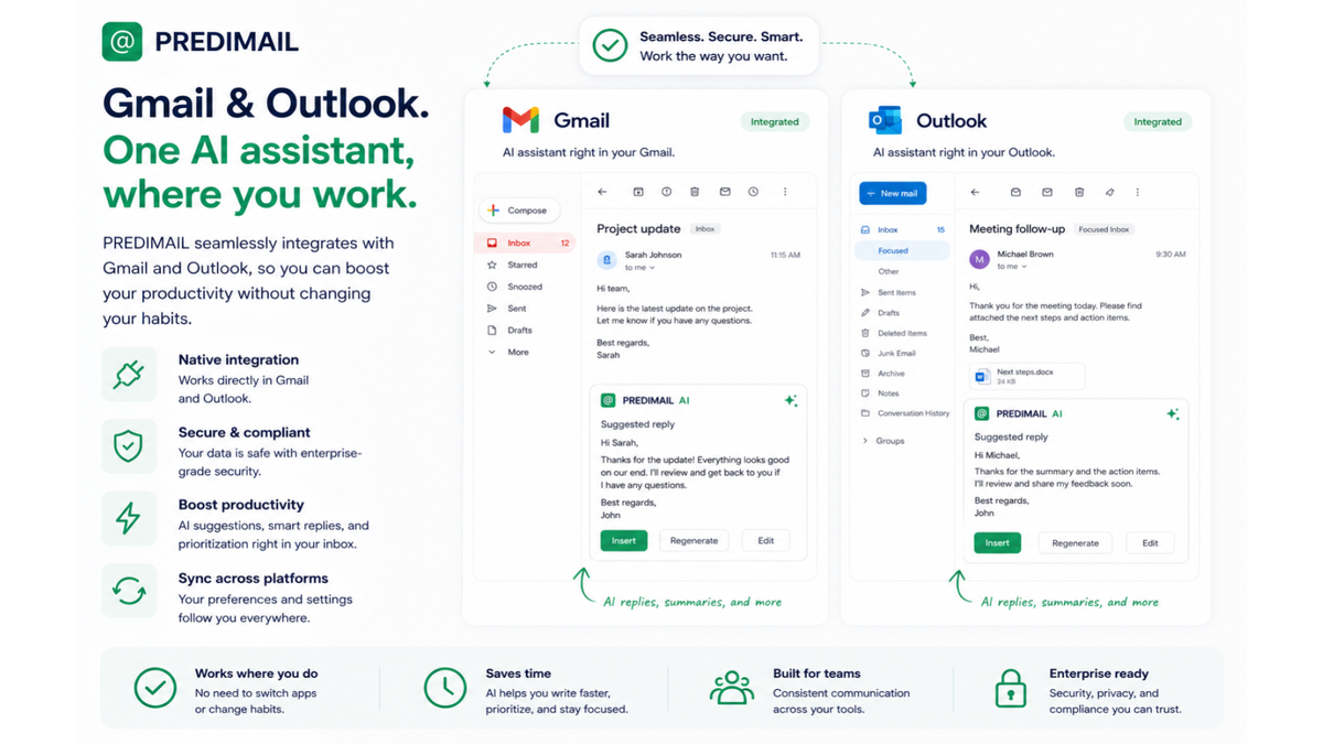 Keep email workflows connected across your team