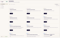 Dashboard to browse automations thumbnail