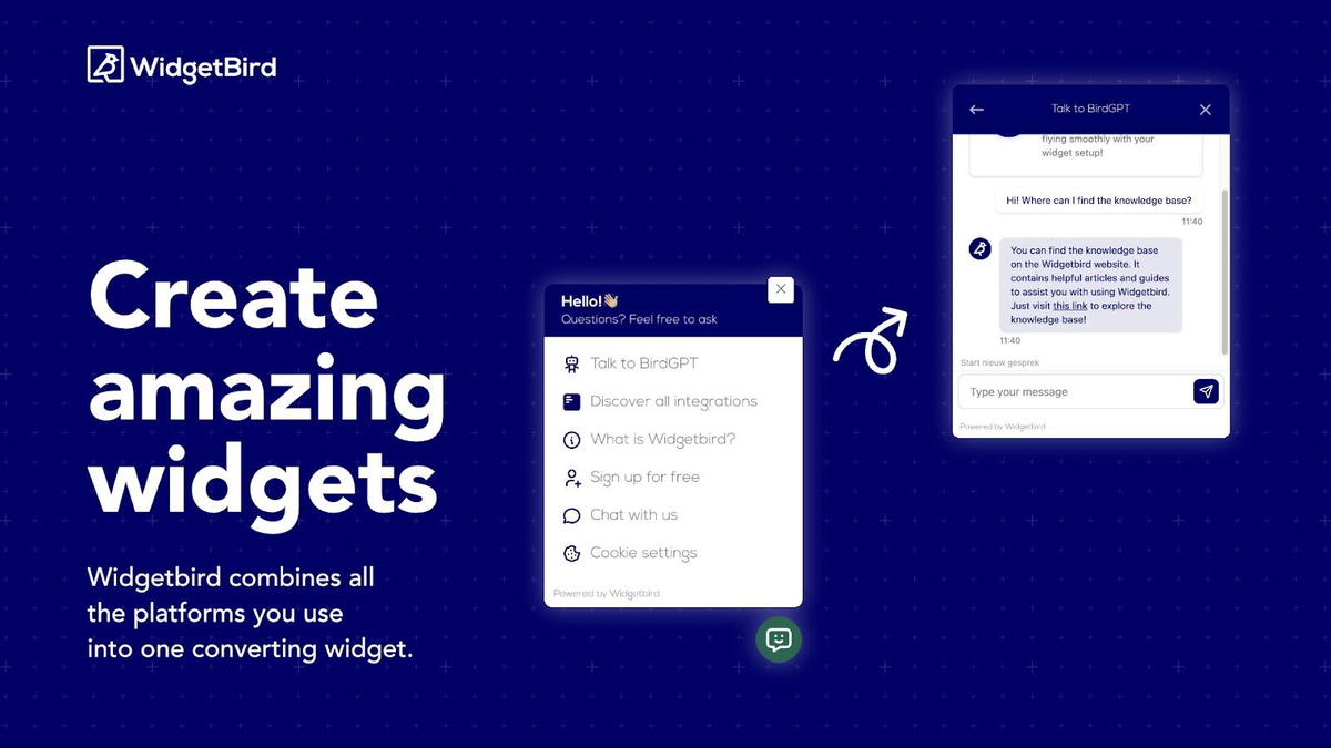 Capture leads with one widget