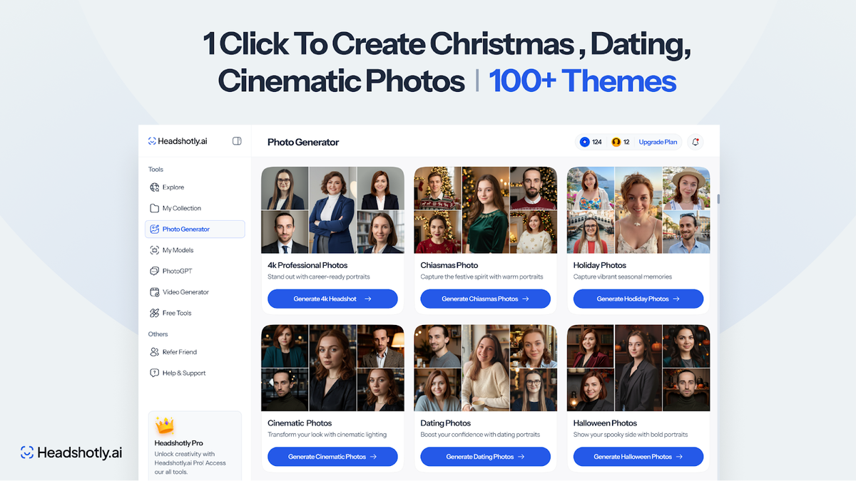 Explore 100+ one-click themed photos