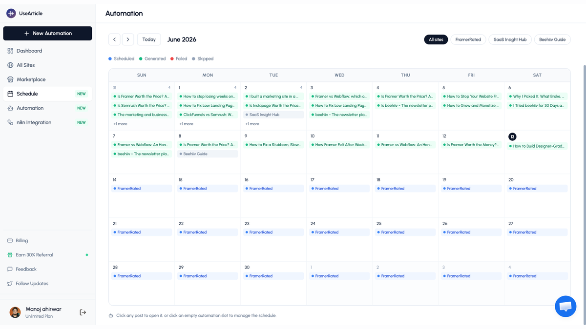 Plan content with an editorial calendar