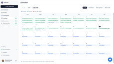 Calendar of scheduled and generated posts thumbnail
