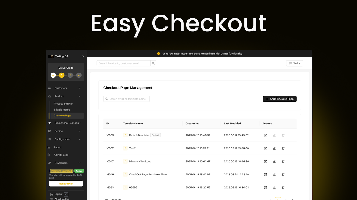 Create a seamless checkout experience