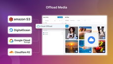 Offload media feature thumbnail