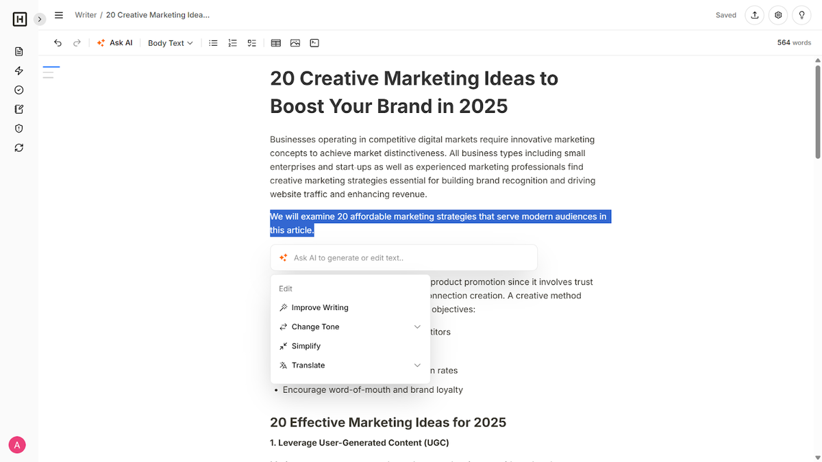 Paraphrase and rewrite instantly