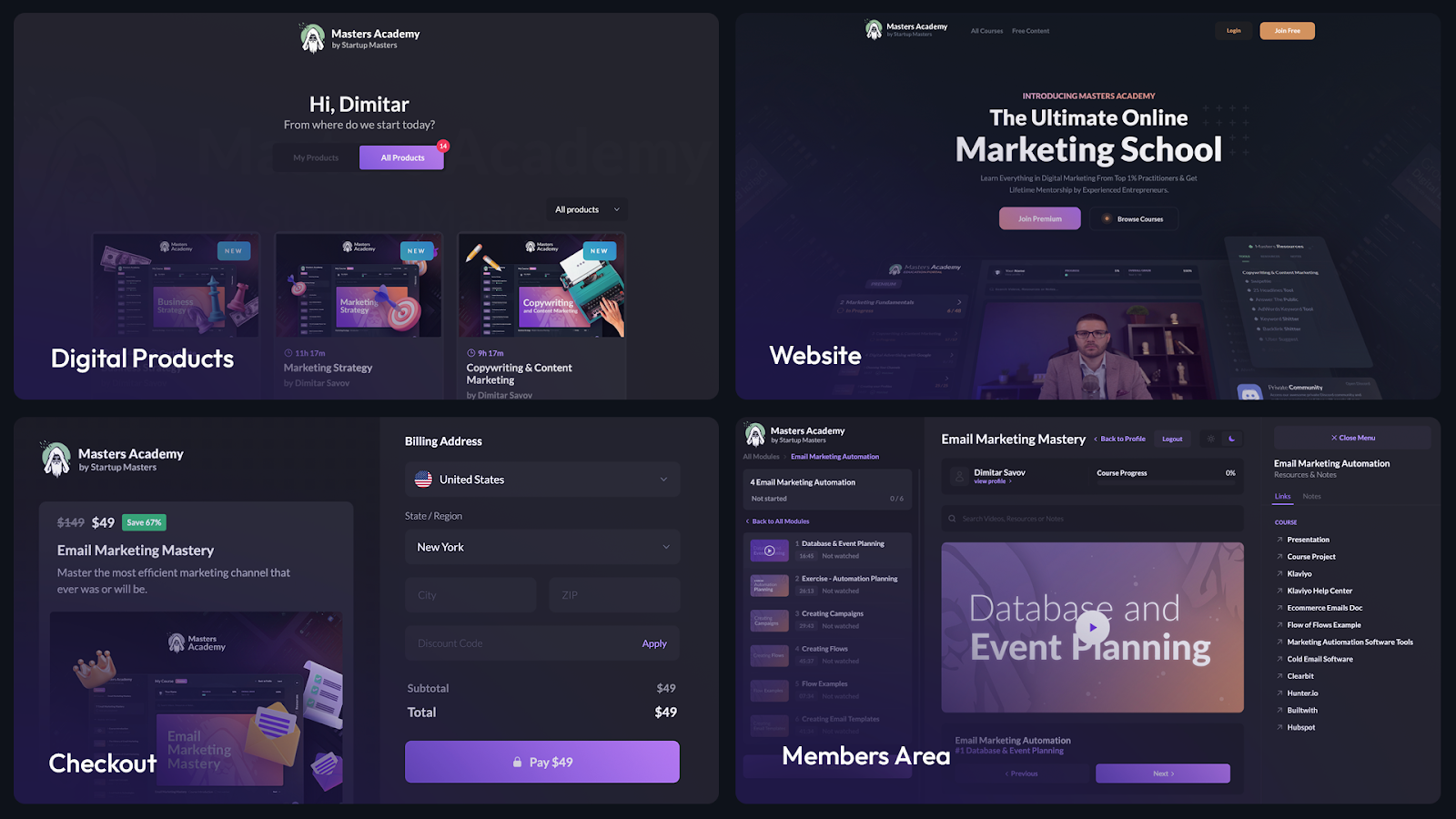 Branded website