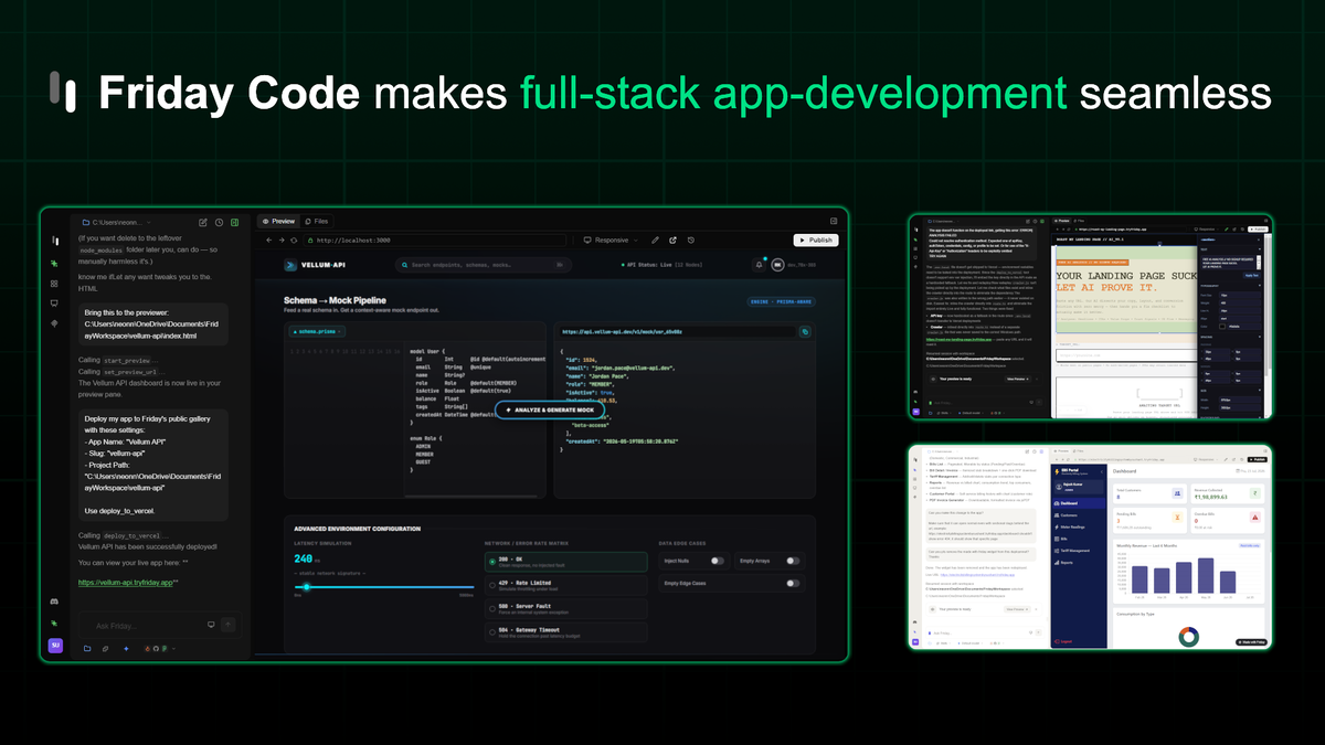 Full stack development