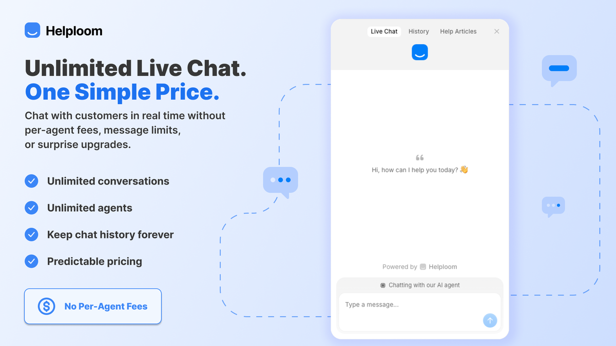 Have unlimited live chat conversations