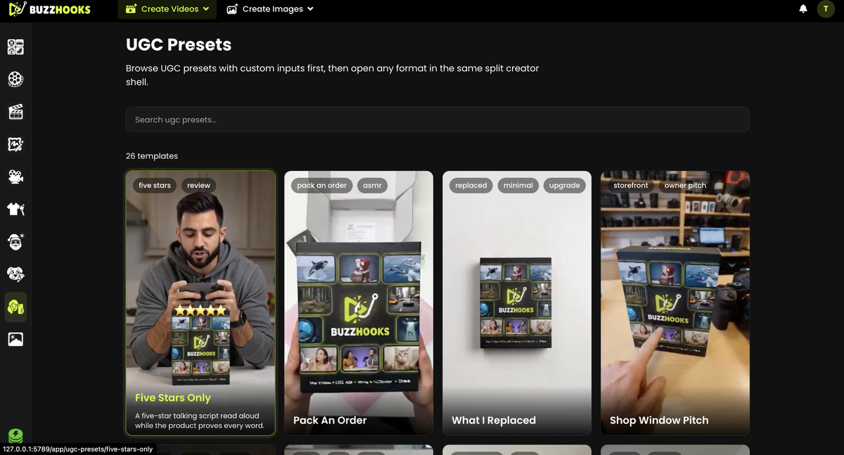 Build creator-style UGC ads fast