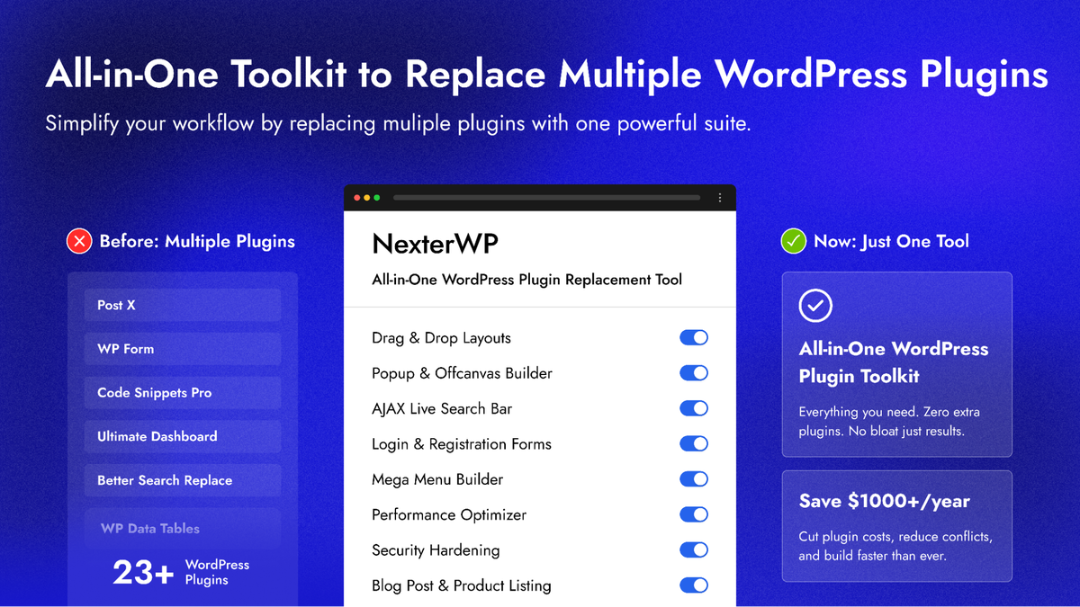 Keep all your plugins in one place