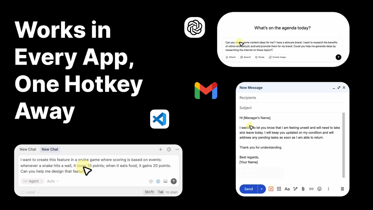 Hotkey across apps