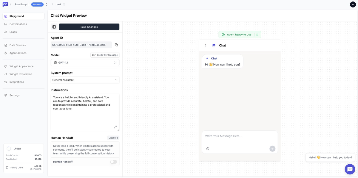 Train your agent on your content