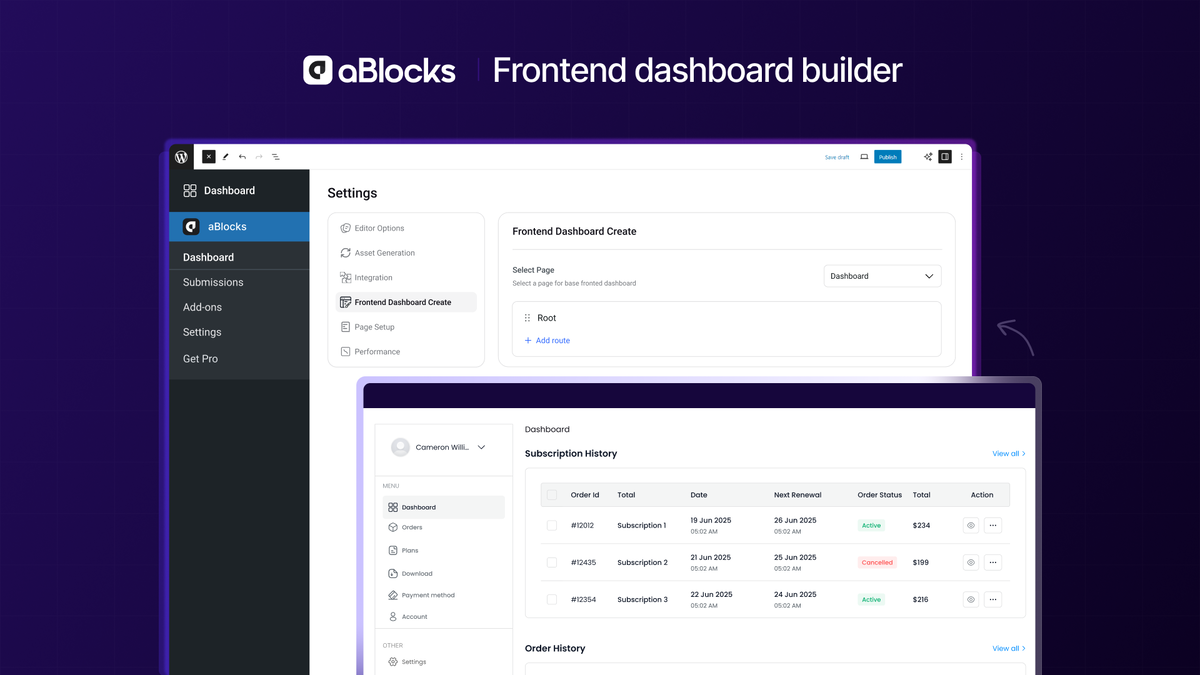 Create forms, popups, and themes