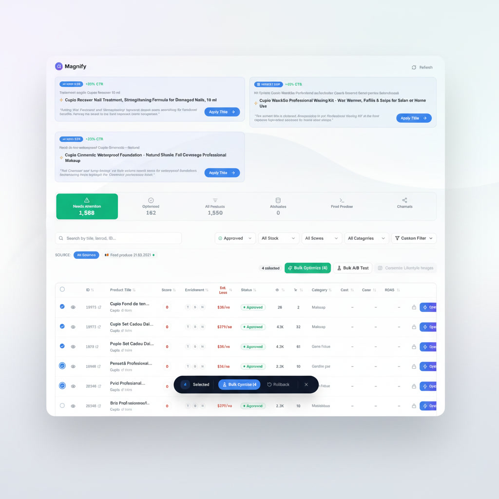Bulk optimize