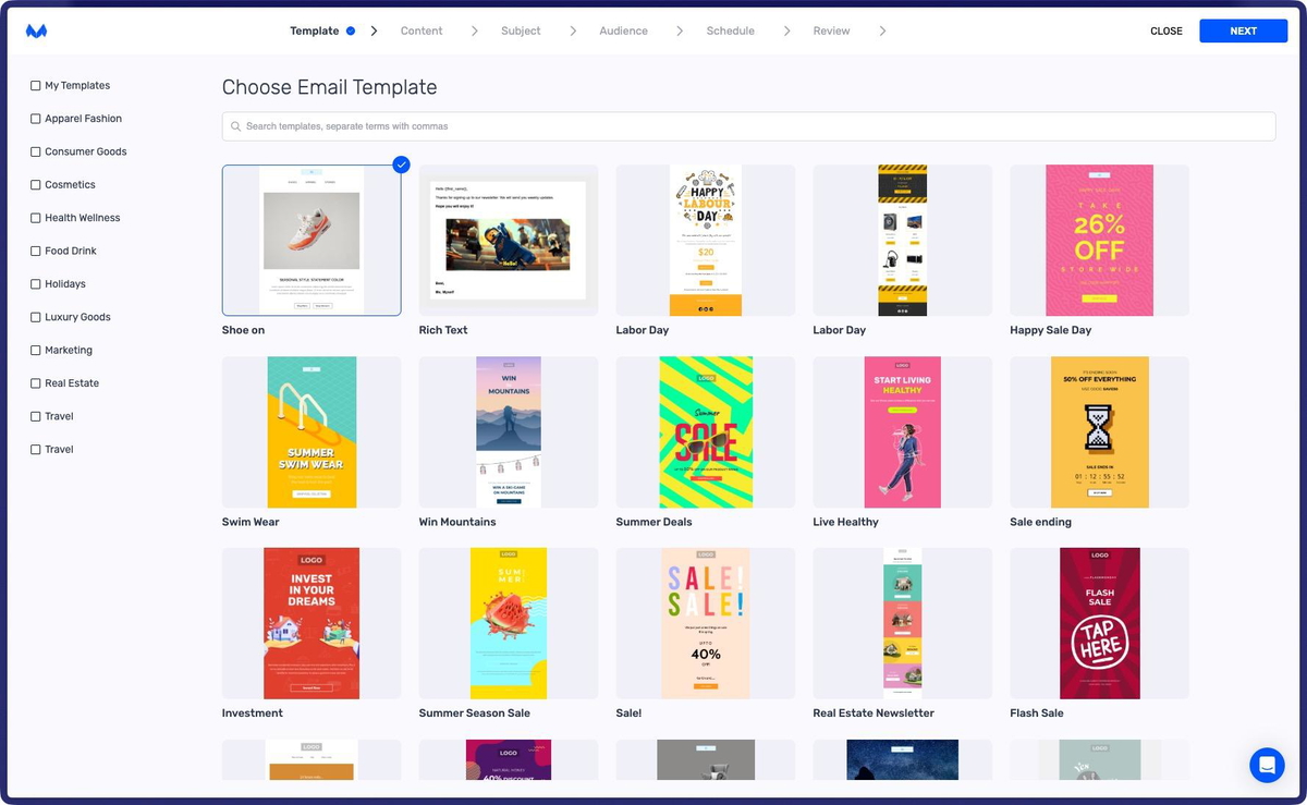 Hit the ground running with 1,000+ templates