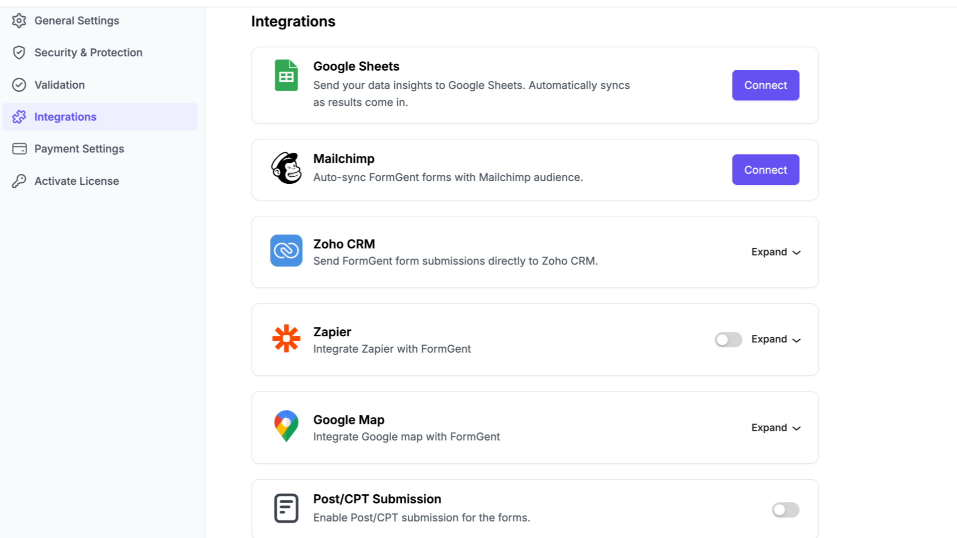 Integrations