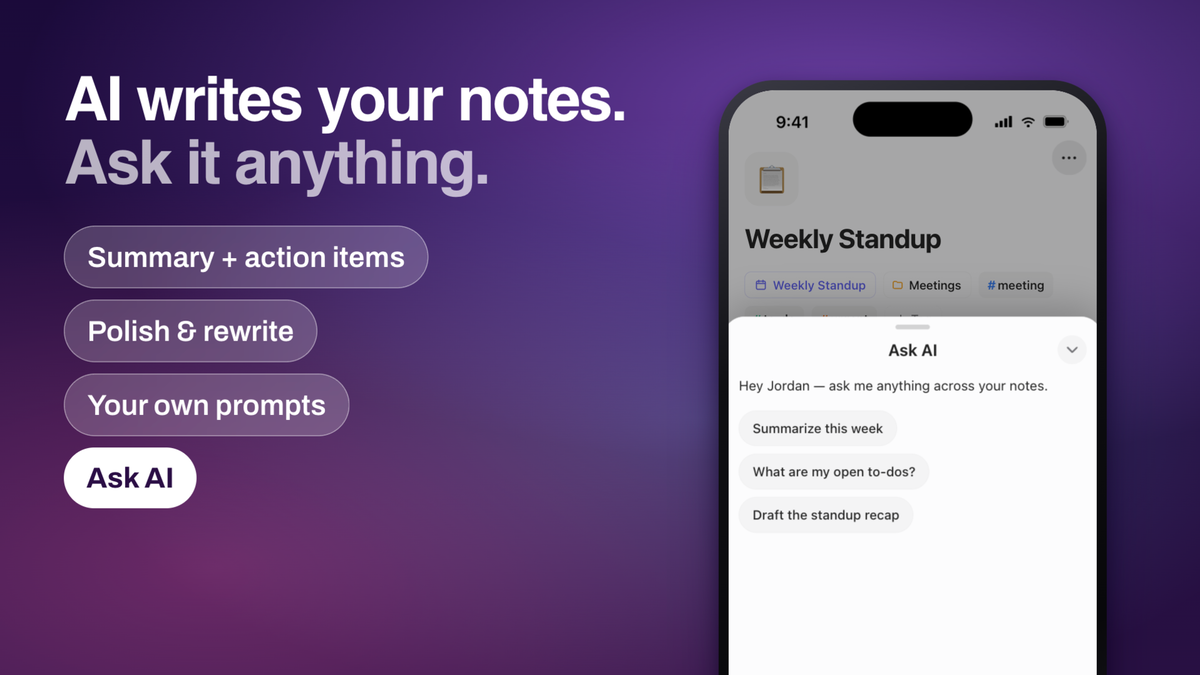 AI summaries and enhancements