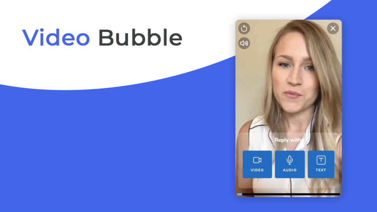 Drive engagement with video bubbles
