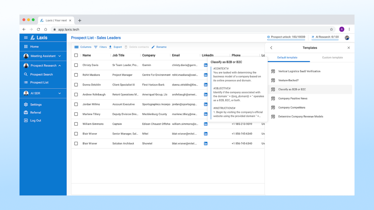 Research prospects in real time