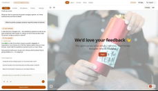 AI-assisted form editor and preview thumbnail