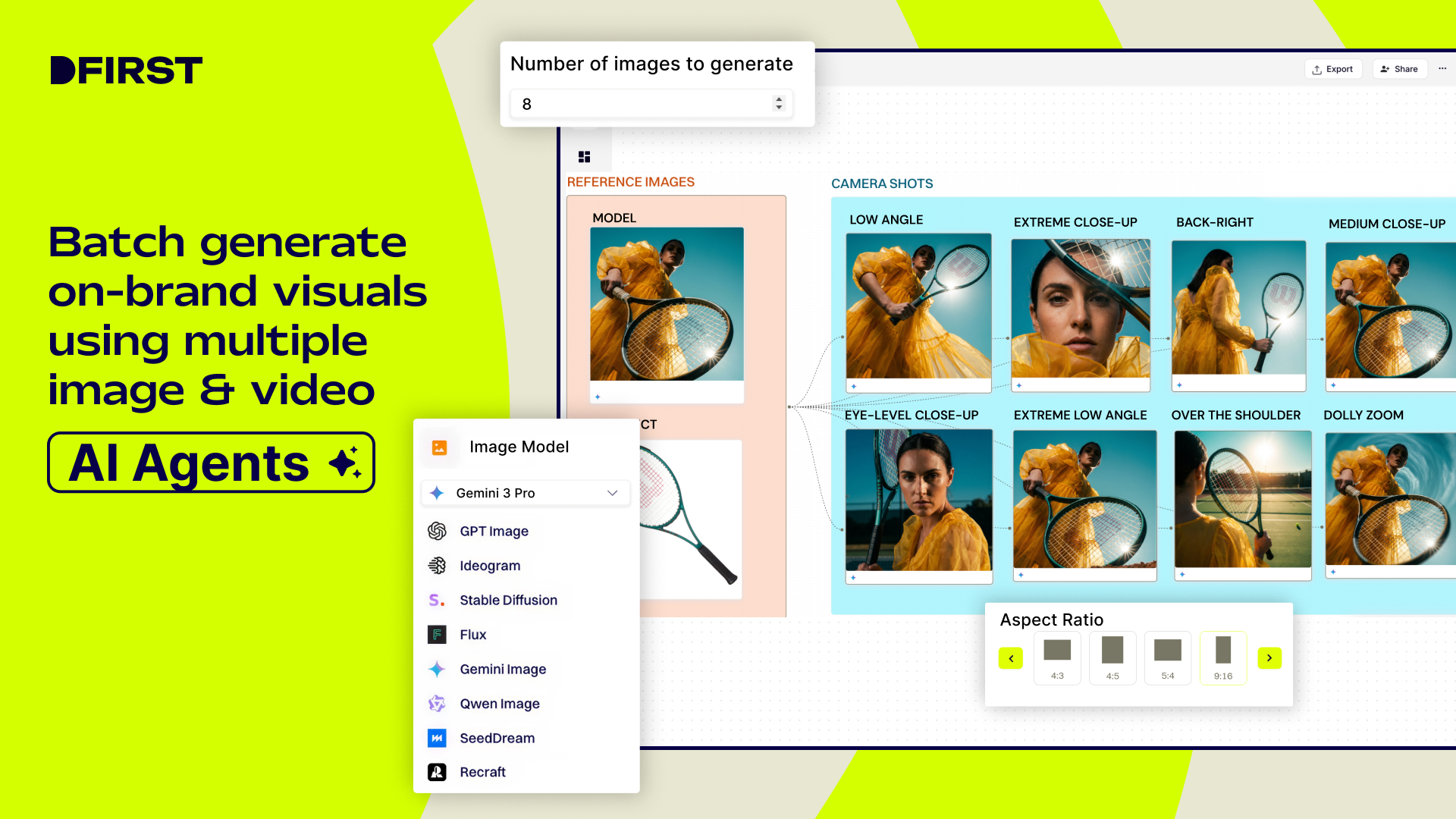 AI image generator output