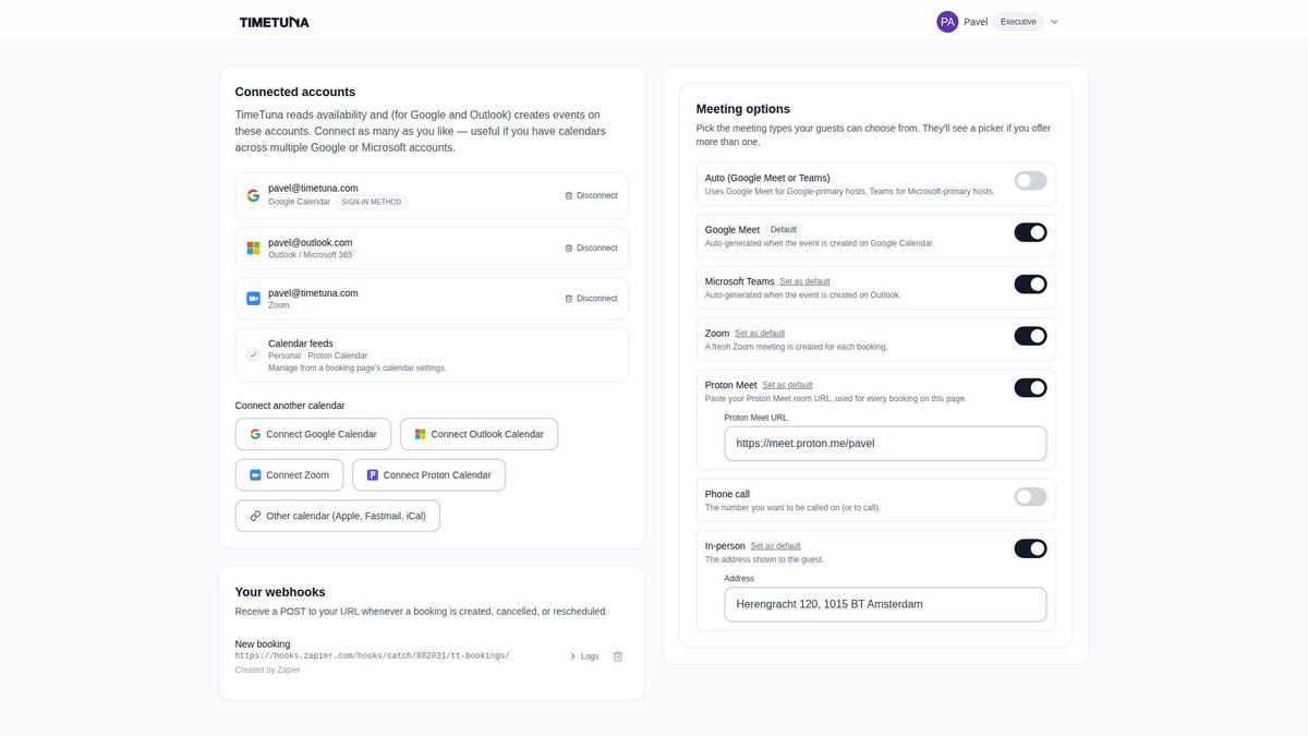 Integrations and webhooks overview