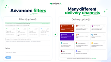 Advanced filters and delivery thumbnail
